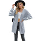 Cardigan casual cu mâneci lungi pentru femei
