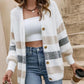 Cardigan casual cu mâneci lungi pentru femei