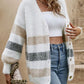Cardigan casual cu mâneci lungi pentru femei