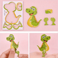 🦖🧩 Puzzle educativ 3D – În stoc & cu plata la livrare 🧠✨