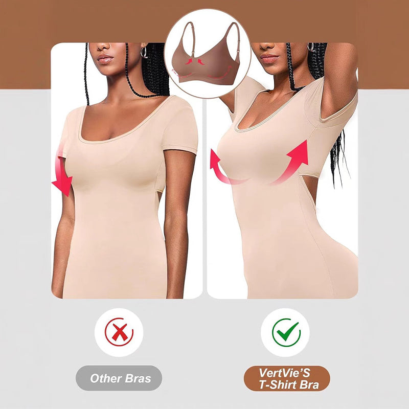 👙 Women's Comfortable Wireless Bras | Push-Up Bralettes, Seamless T-Shirt Bras & Deep V Everyday Bras ✨