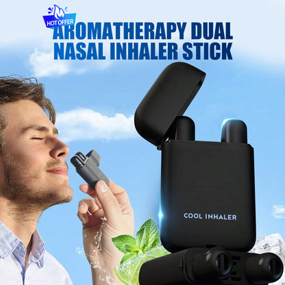 Stick inhalator nazal dublu pentru aromaterapie