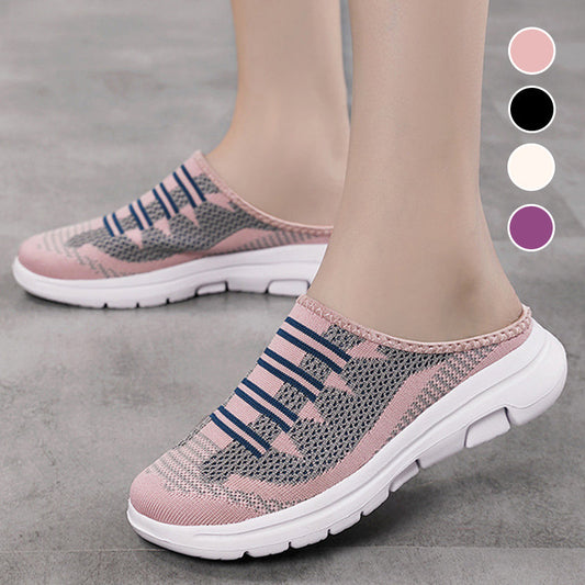 👟 Papuci confortabili & respirabili cu vârful închis – Protejează degetele, anti-alunecare, ideali pentru casă și plimbări scurte 🏠🌞✨