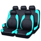 9-Piece Universal Fit Leather Car Seat Cover Set