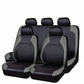 9-Piece Universal Fit Leather Car Seat Cover Set