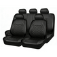 9-Piece Universal Fit Leather Car Seat Cover Set