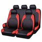 9-Piece Universal Fit Leather Car Seat Cover Set