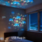 ✨ Proiector LED Rotativ – Efect Galaxie | În Stoc 🌌🛌📦
