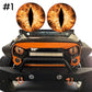 🦁 Folie vinil pentru faruri Beast Eye – 1 pereche 💡🚗