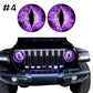 🦁 Folie vinil pentru faruri Beast Eye – 1 pereche 💡🚗