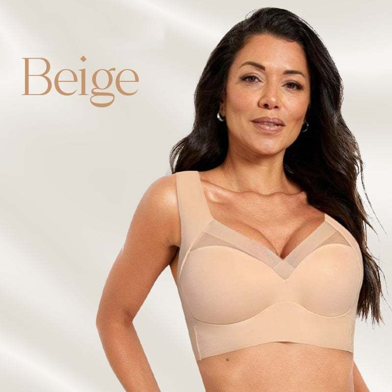 👙 Women's Seamless Wireless Push-Up Bra | Back Smoothing & Natural Lift – Invisible Comfort for All-Day Wear ✨