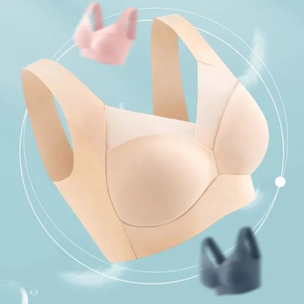 👙 Women's Seamless Wireless Push-Up Bra | Back Smoothing & Natural Lift – Invisible Comfort for All-Day Wear ✨