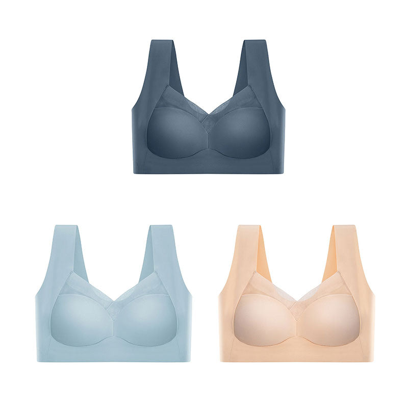 👙 Women's Seamless Wireless Push-Up Bra | Back Smoothing & Natural Lift – Invisible Comfort for All-Day Wear ✨