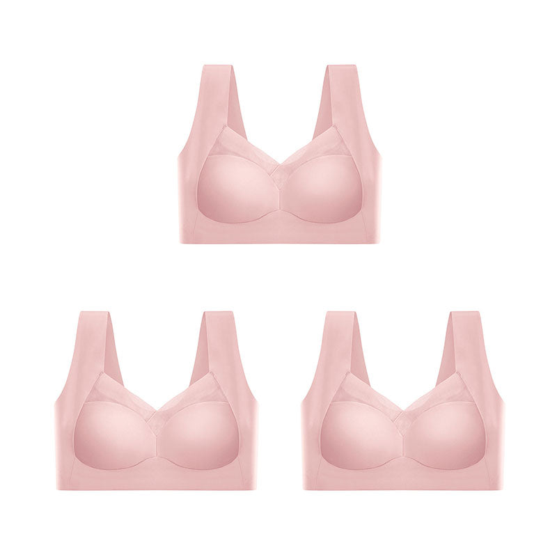 👙 Women's Seamless Wireless Push-Up Bra | Back Smoothing & Natural Lift – Invisible Comfort for All-Day Wear ✨