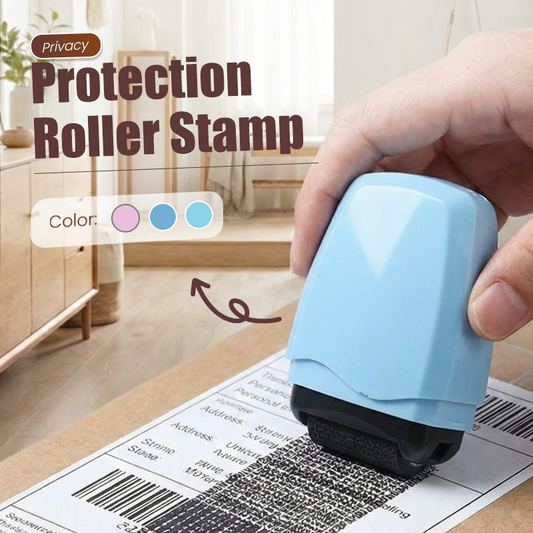 🔒 Ștampilă rulantă pentru confidențialitate – Protector de date personale | Masca de securitate pentru documente 📜🖊️✨
