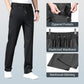 👖 Pantaloni eleganți pentru bărbați din material elastic – croi drept și fără cute | Stil business casual 💼✨🔥