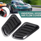 🚗 Priza de aer universală pentru capotă – aspect de fibră de carbon 💨✨