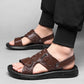 👞 Sandale Bărbați Piele de Vită – Perforate & Transpirante 🐮🌬️
