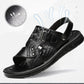 👞 Sandale Bărbați Piele de Vită – Perforate & Transpirante 🐮🌬️