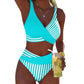 Costum de baie Color Block – În stoc & cu plata la livrare 👙🎨