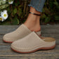 👡 Mules cu platformă perforate, tip slip-on pentru femei – În stoc & ramburs 💨✨