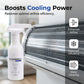 ❄️🌬️ Spray spumant pentru curățarea aparatelor de aer condiționat, fără clătire | Curăță și elimină murdăria și bacteriile cu o singură pulverizare – Plată la livrare ✅🚛
