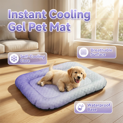 ❄️ Menține‑ți animalul răcoros și confortabil – Covoraș cu gel auto‑răcitor pentru animale de companie – ramburs 🐾💤