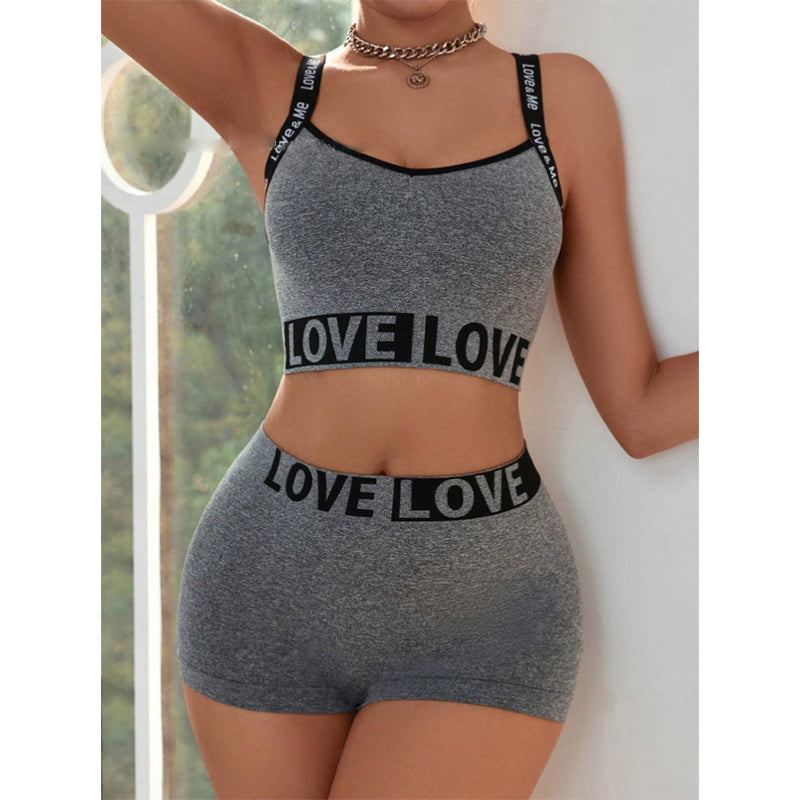 Anti-Chafing & Plus-Size Friendly — Women’s Camisole Top & Boy Shorts Lingerie Set 🩲✨