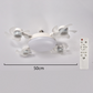 ✈️Transport gratuit✈️💡 Bucură‑te de confort răcoros și lumină blândă – Ventilator de tavan LED cu telecomandă – ramburs 🌀