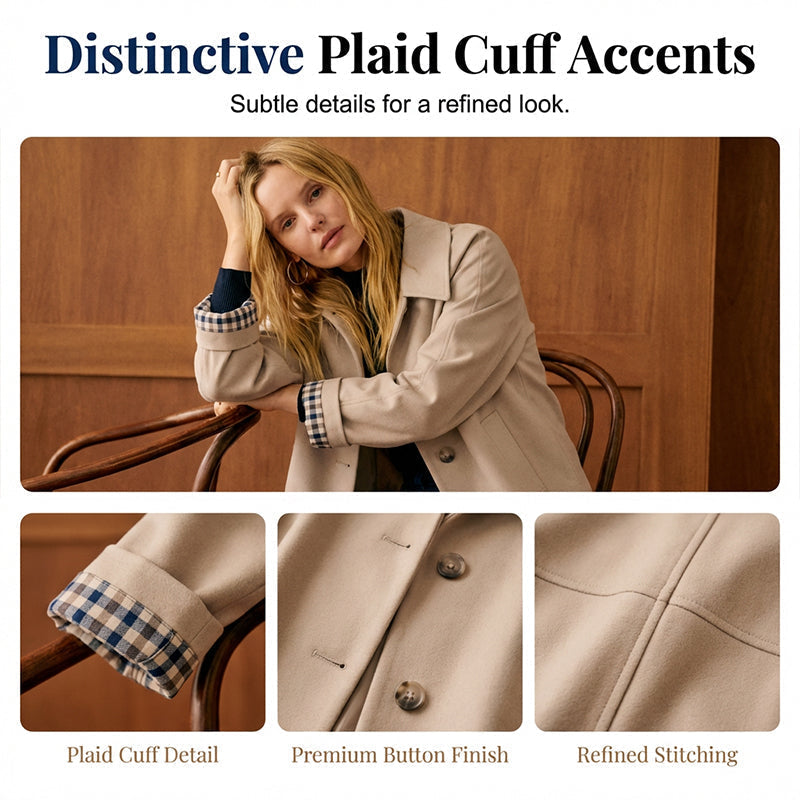 Women's Cropped Single-Breasted Jacket — Breathable, Autumn Layer