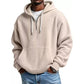 ❄️ Men's Knit Quarter-Zip Hoodie Sweatshirt | Easy Layering & Everyday Comfort ✨
