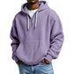❄️ Men's Knit Quarter-Zip Hoodie Sweatshirt | Easy Layering & Everyday Comfort ✨