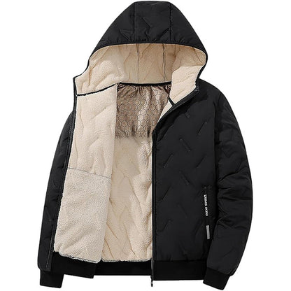 Men's Warm Zipper Hooded Coat — Winter Everyday 🧥