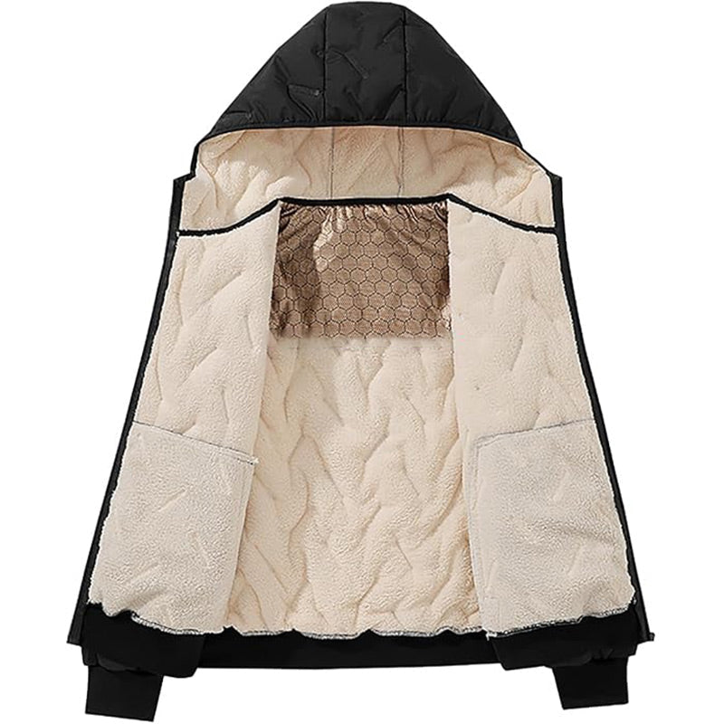Men's Warm Zipper Hooded Coat — Winter Everyday 🧥