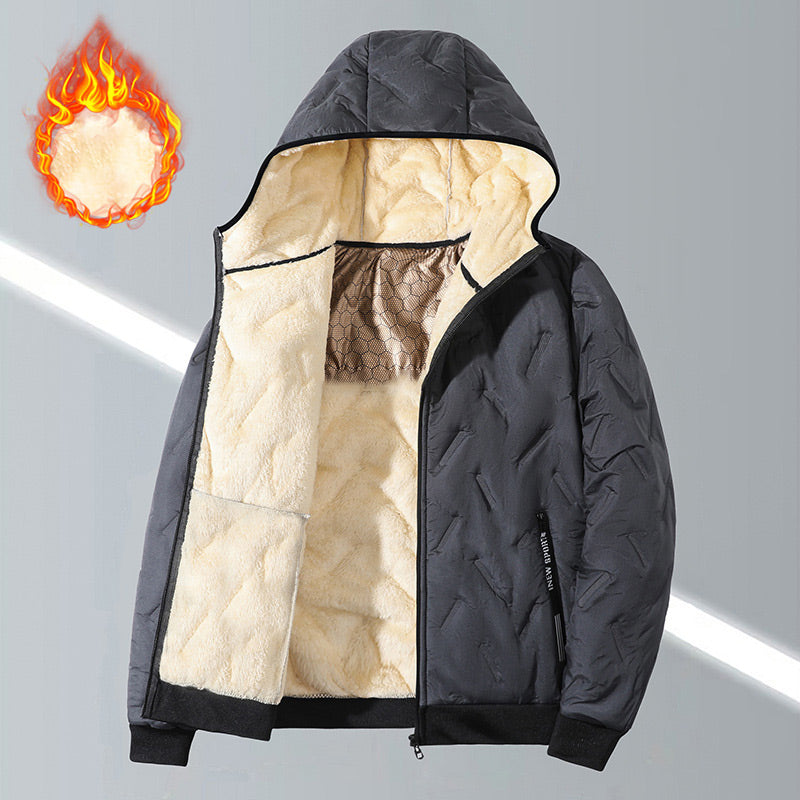 Men's Warm Zipper Hooded Coat — Winter Everyday 🧥