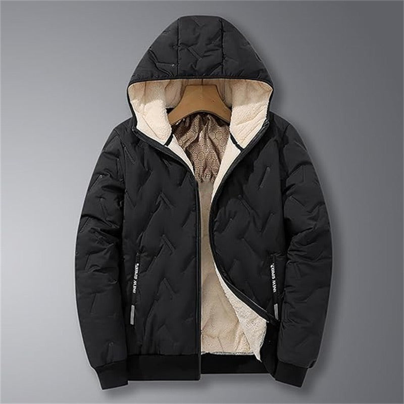 Men's Warm Zipper Hooded Coat — Winter Everyday 🧥