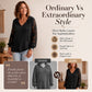 Women's Hooded Sweater — Chic Lace Sleeve 👚