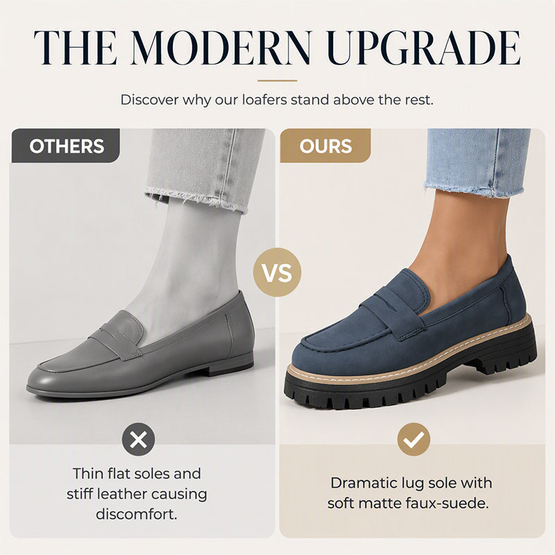Women's Casual Loafers — Slip-On 👟