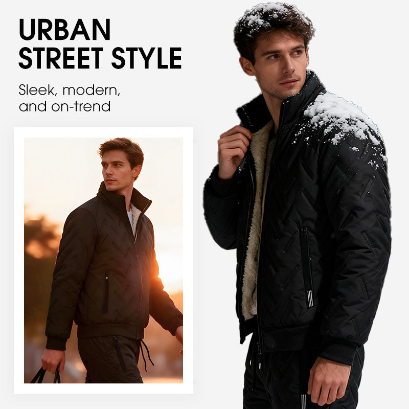 ❄️🧥 Men's Stylish Warm Jacket & Pants Two-Piece Set | Easy Matching & Everyday Comfort ✨