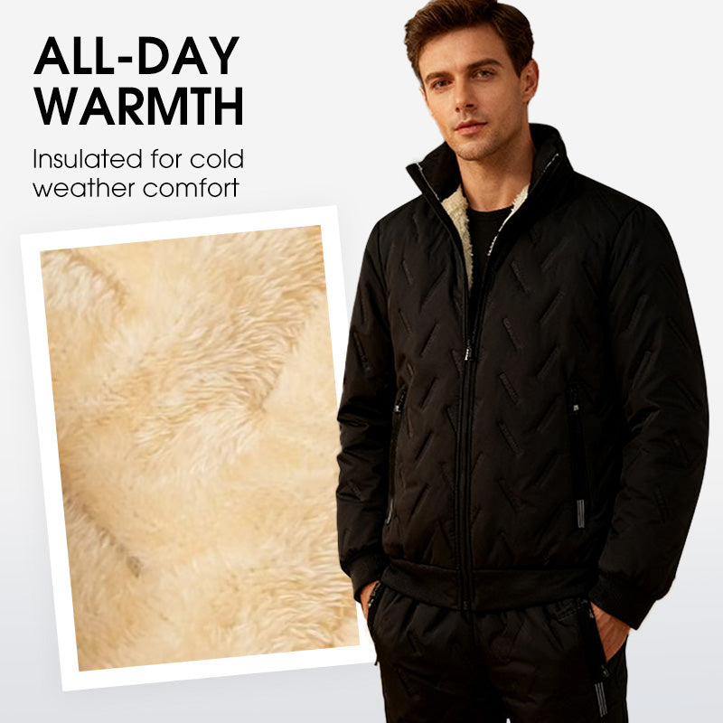 ❄️🧥 Men's Stylish Warm Jacket & Pants Two-Piece Set | Easy Matching & Everyday Comfort ✨