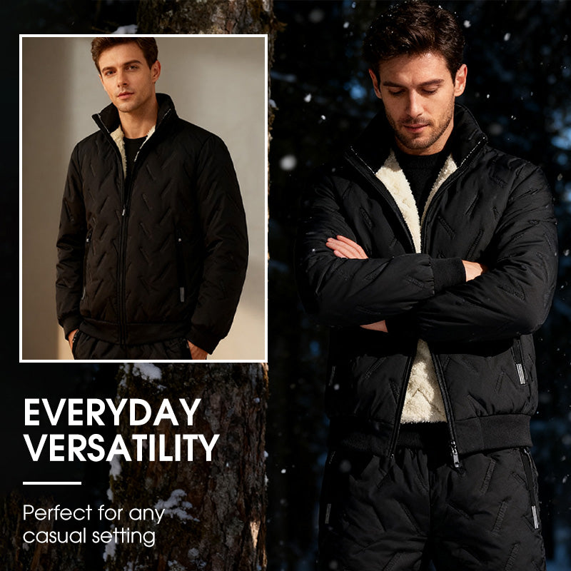 ❄️🧥 Men's Stylish Warm Jacket & Pants Two-Piece Set | Easy Matching & Everyday Comfort ✨