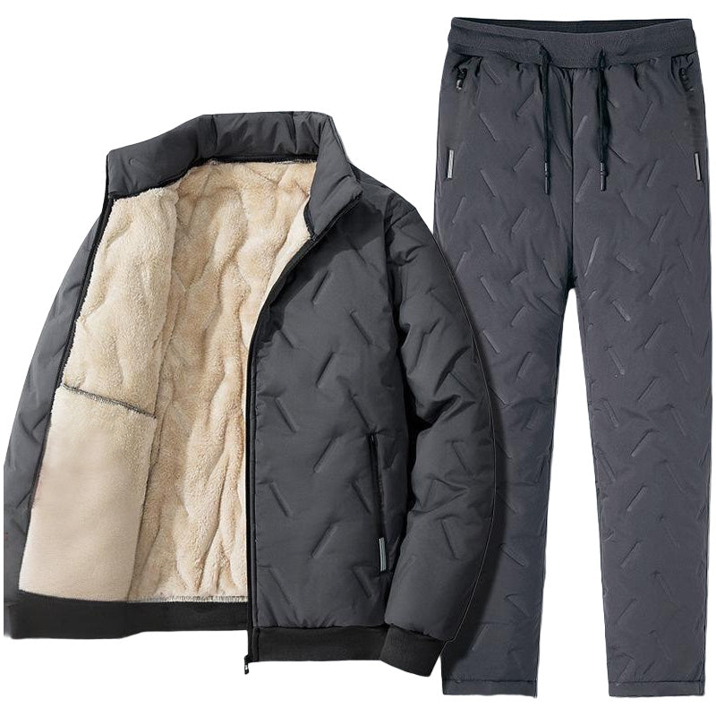 ❄️🧥 Men's Stylish Warm Jacket & Pants Two-Piece Set | Easy Matching & Everyday Comfort ✨
