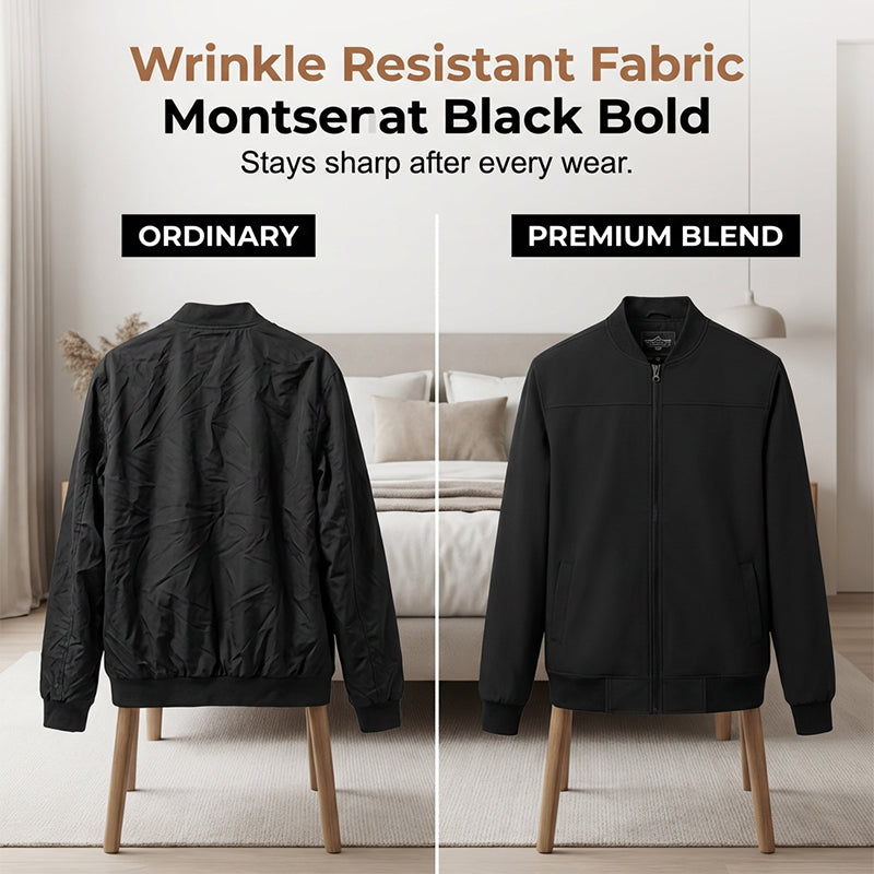 🧥 Men's Classic Bomber Jacket with Zip Front | Timeless, Comfortable & Effortlessly Stylish ✨