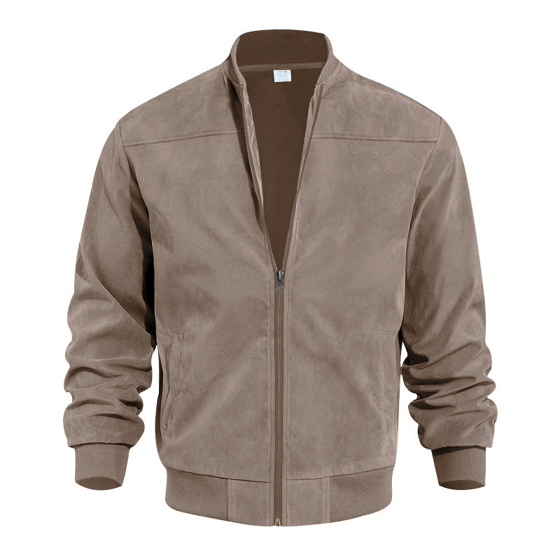 🧥 Men's Classic Bomber Jacket with Zip Front | Timeless, Comfortable & Effortlessly Stylish ✨