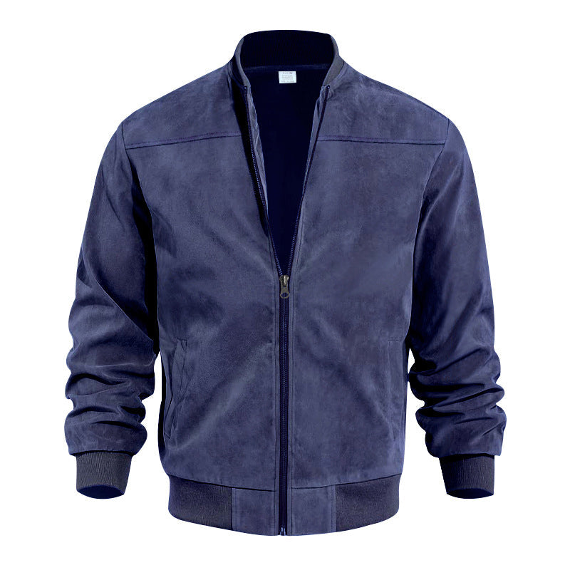 🧥 Men's Classic Bomber Jacket with Zip Front | Timeless, Comfortable & Effortlessly Stylish ✨