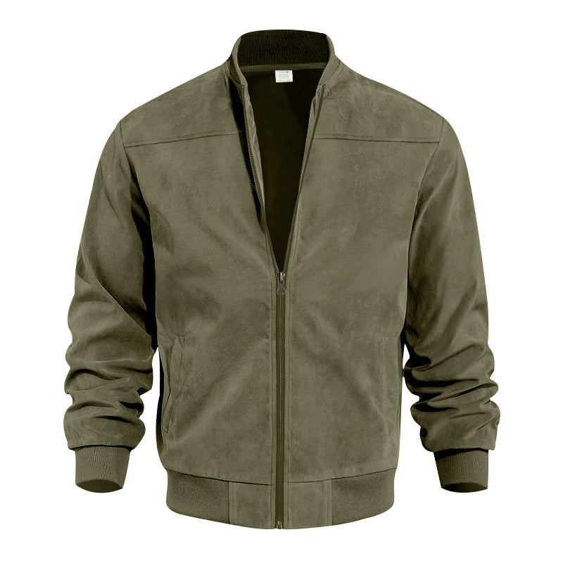 🧥 Men's Classic Bomber Jacket with Zip Front | Timeless, Comfortable & Effortlessly Stylish ✨
