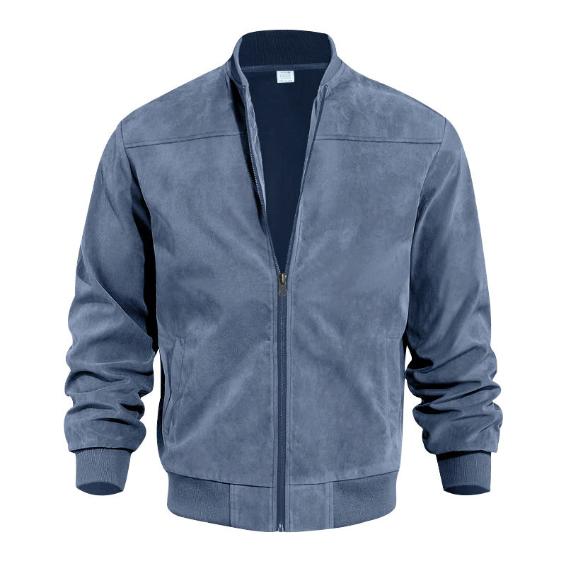 🧥 Men's Classic Bomber Jacket with Zip Front | Timeless, Comfortable & Effortlessly Stylish ✨