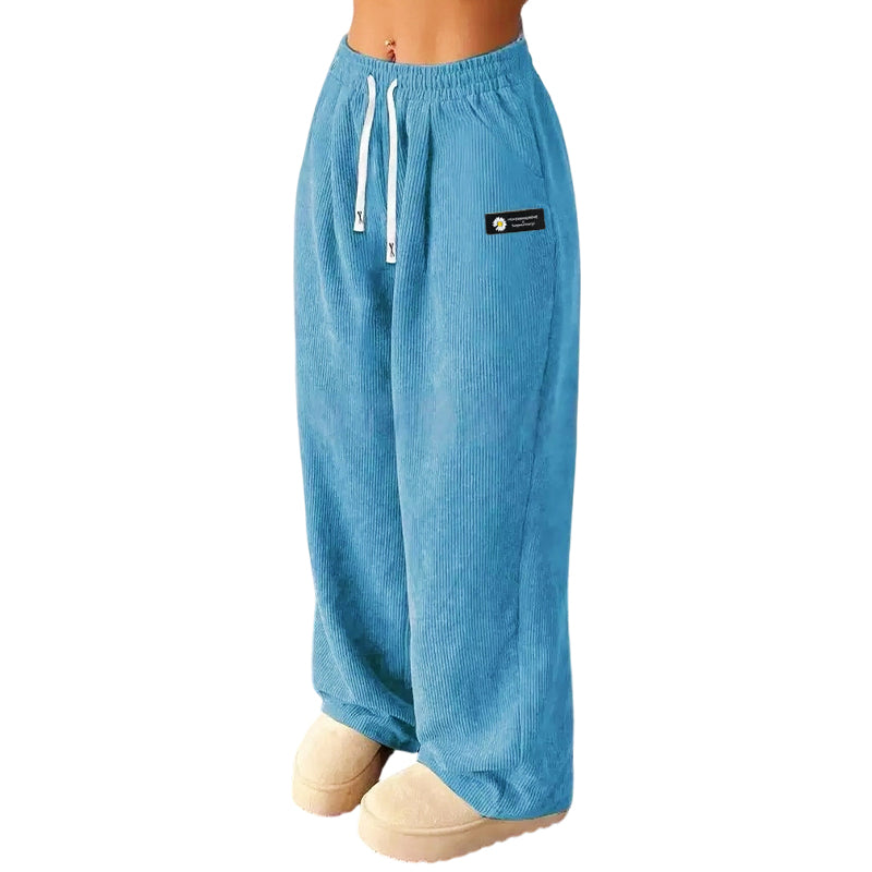 👖 Women's Corduroy High-Waisted Wide-Leg Pants | Retro Texture & Flattering Fit – Effortless Autumn Style ✨