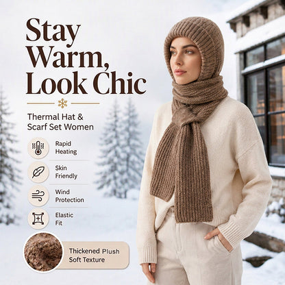 🌨️🧣 Hooded Scarf | Hat, Hood & Neck Warmer in One – 3-in-1 Warmth for Cold Days ✨