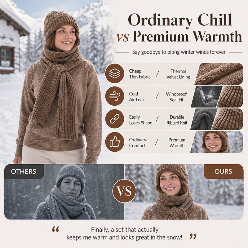🌨️🧣 Hooded Scarf | Hat, Hood & Neck Warmer in One – 3-in-1 Warmth for Cold Days ✨